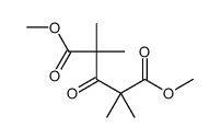 dimethyl 2,2,4,4-tetramethyl-3-oxopentanedioate结构式