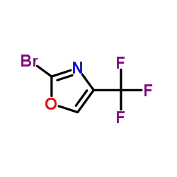 2-Bromo-4-(trifluoromethyl)-1,3-oxazole Structure