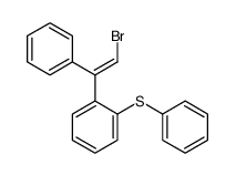 1-(2-bromo-1-phenylethenyl)-2-phenylsulfanylbenzene结构式