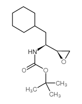 TERT-BUTYL ((S)-2-CYCLOHEXYL-1-((S)-OXIRAN-2-YL)ETHYL)CARBAMATE structure