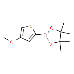 2-(4-甲氧基噻吩-2-基)-4,4,5,5-四甲基-1,3,2-二氧硼杂环戊烷图片