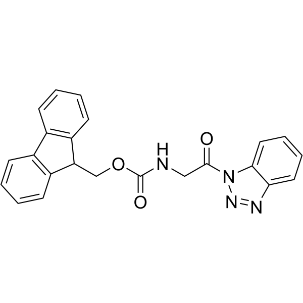 Fmoc-Gly-Bt structure