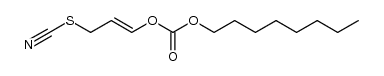 octyl (3-thiocyanatoprop-1-en-1-yl) carbonate Structure