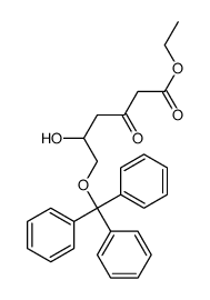 ethyl 5-hydroxy-3-oxo-6-trityloxyhexanoate Structure