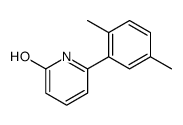 6-(2,5-dimethylphenyl)-1H-pyridin-2-one结构式