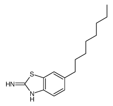 6-octyl-1,3-benzothiazol-2-amine Structure