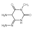 2,4,6(1H,3H,5H)-Pyrimidinetrione,5-amino-1-methyl-,4-hydrazone(9CI) structure