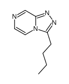 3-Butyl[1,2,4]triazolo[4,3-a]pyrazine结构式