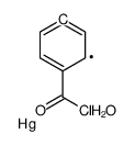 (4-carbonochloridoylphenyl)mercury,hydrate结构式