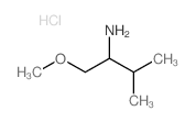 1-METHOXY-3-METHYL-2-BUTANAMINE HYDROCHLORIDE结构式