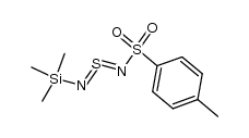 N'-tosyl-N-(trimethylsilyl)sulfur diimide Structure