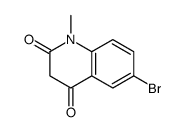 6-bromo-1-methylquinoline-2,4-dione结构式