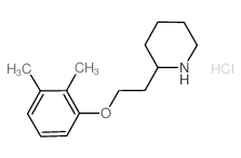 2-[2-(2,3-Dimethylphenoxy)ethyl]piperidine hydrochloride Structure