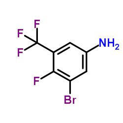 3-Bromo-4-fluoro-5-trifluoromethyl-phenylamine picture