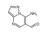 7-aminopyrazolo[1,5-a]pyrimidin-6-carbaldehyde Structure