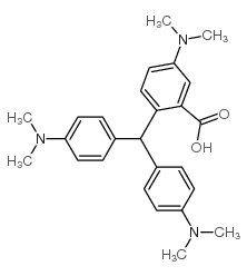 2-[bis[4-(dimethylamino)phenyl]methyl]-5-(dimethylamino)benzoic acid结构式