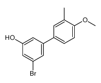 3-bromo-5-(4-methoxy-3-methylphenyl)phenol Structure