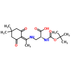 Boc-D-Dap(Dde)-OH structure