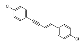 1-chloro-4-[4-(4-chlorophenyl)but-1-en-3-ynyl]benzene结构式