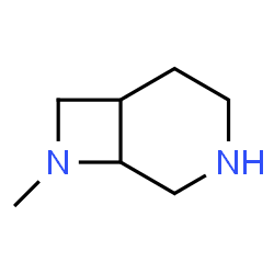 8-Methyl-3,8-diaza-bicyclo[4.2.0]octane Structure