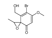 7-bromo-8-(hydroxymethyl)-6-methoxy-2-methyl-1-oxaspiro[2.5]octa-5,7-dien-4-one Structure