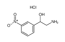 2-氨基-1-(3-硝基苯基)乙醇盐酸盐结构式