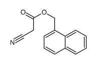 naphthalen-1-ylmethyl 2-cyanoacetate Structure