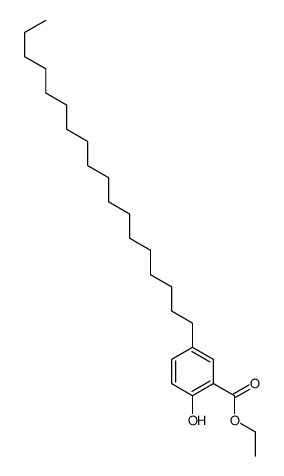 ethyl 2-hydroxy-5-octadecylbenzoate结构式