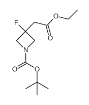 tert-butyl 3-(2-ethoxy-2-oxoethyl)-3-fluoroazetidine-1-carboxylate picture