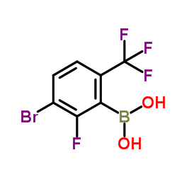 3-Bromo-2-fluoro-6-(trifluoromethyl)phenylboronic acid picture