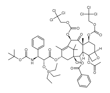 2'-TES-7,10-TROC-docetaxel Structure