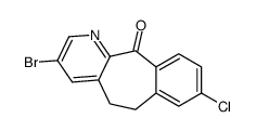 3-Bromo-8-chloro-5,6-dihydro-11H-benzo[5,6]cyclohepta[1,2-b]pyridin-11-one picture