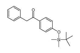 1-[4-[tert-butyl(dimethyl)silyl]oxyphenyl]-2-phenylethanone Structure