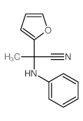 2-anilino-2-(2-furyl)propanenitrile结构式