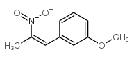 1-甲氧基-3-(2-硝基-1-丙烯基)苯结构式