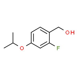 [2-Fluoro-4-(propan-2-yloxy)phenyl]methanol structure