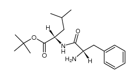 L-phenylalanyl-L-leucine tert-butyl ester结构式