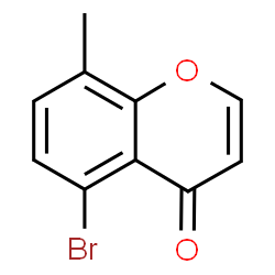 4H-1-Benzopyran-4-one, 5-bromo-8-Methyl-结构式