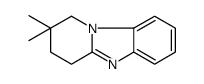 Pyrido[1,2-a]benzimidazole, 1,2,3,4-tetrahydro-2,2-dimethyl- (9CI) Structure