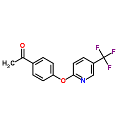 1-(4-([5-(TRIFLUOROMETHYL)-2-PYRIDINYL]OXY)PHENYL)-1-ETHANONE picture