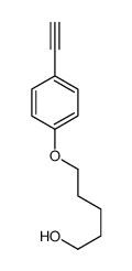 5-(4-ethynylphenoxy)pentan-1-ol Structure