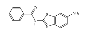 N-(6-aminobenzothiazol-2-yl)benzamide结构式