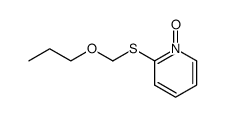 Pyridine,2-[(propoxymethyl)thio]-,1-oxide(6CI,7CI,9CI)结构式