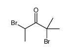 2,4-dibromo-2-methylpentan-3-one Structure