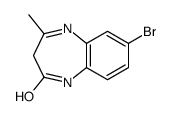 7-bromo-4-methyl-1,3-dihydro-1,5-benzodiazepin-2-one结构式