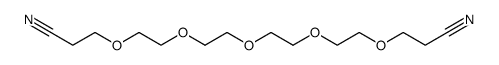 4,7,10,13,16-pentaoxanonadecanedinitrile结构式