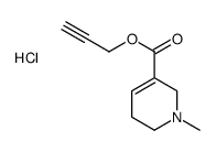 prop-2-ynyl 1-methyl-3,6-dihydro-2H-pyridine-5-carboxylate,hydrochloride Structure