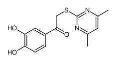 1-(3,4-dihydroxyphenyl)-2-(4,6-dimethylpyrimidin-2-yl)sulfanylethanone picture