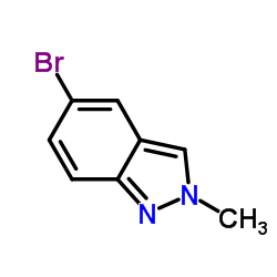 5-Bromo-2-methyl-2H-indazole Structure