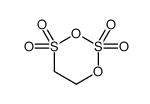 1,3,2,4-dioxadithiane 2,2,4,4-tetraoxide结构式